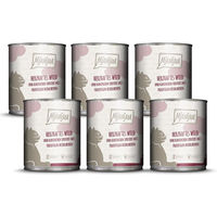 Produktbild von MjAMjAM Nassfutter Wild und Kaninchen mit Heidelbeeren getreidefrei 4800g - 6 x 800 g