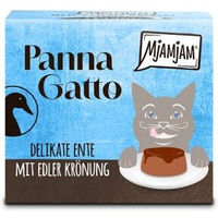 Produktbild von MjAMjAM Panna Gatto Katzen Nassfutter Ente Paté Getreidefrei ohne Zucker 2 x 80 g