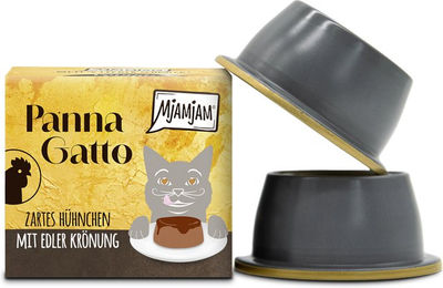 MjAMjAM Panna Gatto Katzen Nassfutter Huhn Paté Getreidefrei ohne Zucker 24 x 80 g - 2 x 80 g – Bild 1 von 2