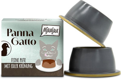 MjAMjAM Panna Gatto Katzen Nassfutter Pute Paté Getreidefrei 24 x 80 g - 2 x 80 g – Bild 1 von 6