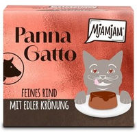 Produktbild von MjAMjAM Panna Gatto Katzen Nassfutter Rind Patete Getreidefrei Ohne Zucker 24 x 80 g - 24 x 80 g