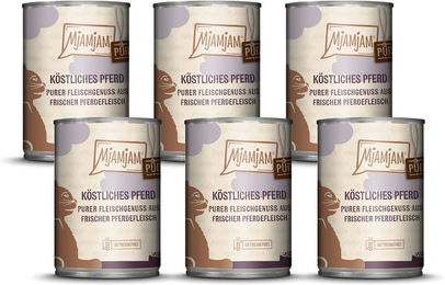 MjAMjAM Pferd Pur mit hohem Fleischanteil ohne Zucker und Zusatzstoffe 2400g – Bild 1 von 1