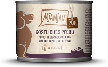 MjAMjAM Pferd pur Monoprotein und getreidefrei 6x200 g – Bild 1 von 2