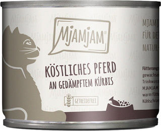 Produktbild von MjAMjAM Pferdefutter mit gedämpftem Kürbis 24x200g