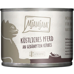Produktbild von MjAMjAM Pferdefutter mit gedämpftem Kürbis 24x200g