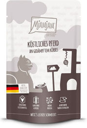Produktbild von MjAMjAM Pferdemousse mit gedämpftem Kürbis für Pferde 48x125g