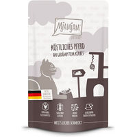 Produktbild von MjAMjAM Pferdemousse mit gedämpftem Kürbis für Pferde 48x125g