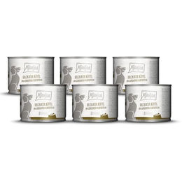 MjAMjAM Premium Hund Nassfutter Büffel mit Kartoffeln Stückchen in Sauce getreidefrei Monoprotein hoher Fleischanteil 6 x 200g – Bild 1 von 6