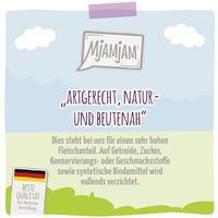 Produktbild von MjAMjAM Premium Hund Nassfutter Duo Pute und Kaninchen Stückchen in Sauce getreidefrei 6 x 800g - 6 x 800 g