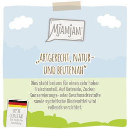 MjAMjAM Premium Hund Nassfutter Pferd mit Stückchen in Sauce getreidefrei 6 x 400g - 6 x 400 g – Bild 1 von 2