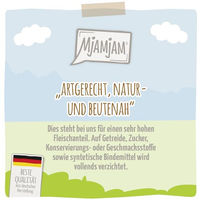 Produktbild von MjAMjAM Premium Hund Nassfutter Pferd mit Stückchen in Sauce getreidefrei 6 x 400g - 6 x 400 g