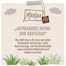 MjAMjAM Premium Hund Nassfutter Pferd Mousse Getreidefrei und Glutenfrei 12 x 125g – Bild 1 von 2
