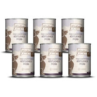 Produktbild von MjAMjAM Premium Hund Nassfutter Pferd Stückchen in Sauce getreidefrei 6 x 400 g - 6 x 400 g