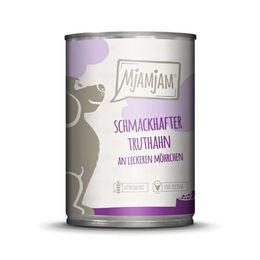 MjAMjAM Premium Hundefutter Truthahn mit Stückchen in Sauce für Adult 6 x 400 g mit hohem Fleischanteil - 400 g – Bild 1 von 4