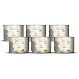 MjAMjAM Premium Katzen Nassfutter Bio Schwein Monoprotein Getreidefrei 6 x 200g - 6 x 200 g – Bild 1 von 2