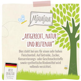 MjAMjAM Premium Katzen Nassfutter Bio Schwein Monoprotein Getreidefrei Hoher Fleischanteil 6 x 400g - 6 x 400 g – Bild 1 von 2