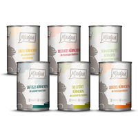 Produktbild von MjAMjAM Premium Katzen Nassfutter Chicks & Friends Huhn Getreidefrei mit hohem Fleischanteil 6x400g - 6 x 400 g