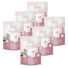 MjAMjAM Premium Katzen Nassfutter Creme Garnelen und Huhn Getreidefrei Monoprotein 6 x 300 g - 6 x 300 g – Bild 1 von 3