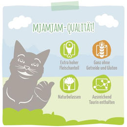 MjAMjAM Premium Katzen Nassfutter Creme Insekt mit Huhn getreidefrei 6 x 300g - 6 x 300 g – Bild 1 von 2