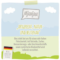 Produktbild von MjAMjAM Premium Katzen Nassfutter Duo Ente und Pute mit Kürbis, getreidefrei, hoher Fleischanteil, 6 x 200 g - 6 x 200 g