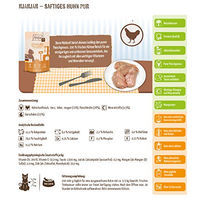 Produktbild von MjAMjAM Premium Katzen Nassfutter Huhn Creme in Sauce 12er Pack 12 x 125 g - 12 x 125 g