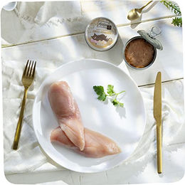 Produktbild von MjAMjAM Premium Katzen Nassfutter Huhn Filet Getreidefrei und Glutenfrei 16 x 80 g - 16 x 80 g