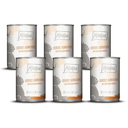 MjAMjAM Premium Katzen Nassfutter Huhn mit Birne Stückchen in Sauce getreidefrei und monoprotein 6 x 400g - 6 x 400 g – Bild 1 von 3