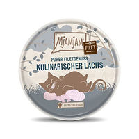 Produktbild von MjAMjAM Premium Katzen Nassfutter Lachs Filet getreidefrei und glutenfrei 16 x 80g - 16 x 80 g