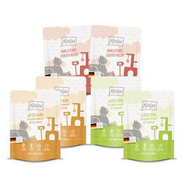 Produktbild von MjAMjAM Premium Katzen Nassfutter Mixpaket mit Huhn und Rind 6 x 300g Beutel - 6 x 300 g