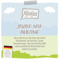 Produktbild von MjAMjAM Premium Katzen Nassfutter Pferd mit gedämpftem Kürbis Stückchen in Sauce getreidefrei Monoprotein 6 x 200 g - 6 x 200 g