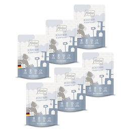 Produktbild von MjAMjAM Premium Katzen Nassfutter Quetschie Huhn mit Kürbis Creme Getreidefrei Monoprotein Hoher Fleischanteil 6 x 300g - 6 x 300 g