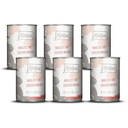 MjAMjAM Premium Katzen Nassfutter Rind und Huhn Stückchen in Sauce getreidefrei 6 x 400 g - 6 x 400 g – Bild 1 von 3