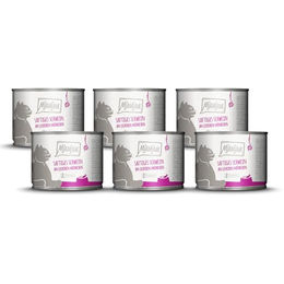 MjAMjAM Premium Katzen Nassfutter Schwein mit Möhrchen Stückchen in Sauce getreidefrei 6 x 200 g - 6 x 200 g – Bild 1 von 2