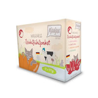 Produktbild von MjAMjAM Premium Katzen Nassfutter Wellness Wohlfühlpaket Rind Monoprotein Getreidefrei 12 x 125g - 12 x 125 g