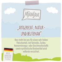 Produktbild von MjAMjAM Premium Katzen Nassfutter Wild und Kaninchen mit Heidelbeeren getreidefrei mit hohem Fleischanteil 6 x 200 g - 6 x 200 g