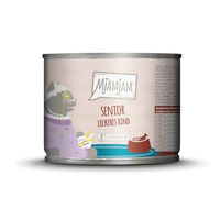 Produktbild von MjAMjAM Premium Nassfutter für Katzen Senior Rind mit Stückchen in Sauce getreidefrei 200 g - 200 g