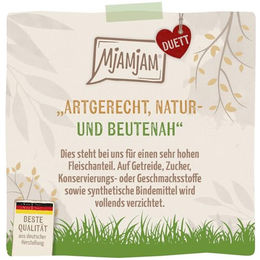 Produktbild von MjAMjAM Premium Nassfutter für Katzen Duett Hühnchen-Filet und Rind getreidefrei 6x190g - 6 x 190 g