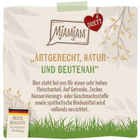 Produktbild von MjAMjAM Premium Nassfutter für Katzen Duett Hühnchen-Filet und Rind getreidefrei 6x190g - 6 x 190 g