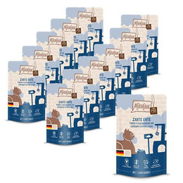 MjAMjAM Premium Nassfutter für Katzen Ente Creme Tube 12 x 125 g getreidefrei - 12 x 125 g – Bild 1 von 3