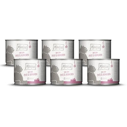 MjAMjAM Premium Nassfutter für Katzen Ente und Huhn mit Möhrchen getreidefrei 6 x 200 g – Bild 1 von 6