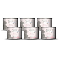 Produktbild von MjAMjAM Premium Nassfutter für Katzen Kitten Huhn mit Lachsöl Stückchen in Sauce getreidefrei 6 x 200 g - 6 x 200 g