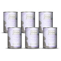 Produktbild von MjAMjAM Premium Nassfutter für Katzen Kitten Kalb mit Lachsöl getreidefrei Monoprotein 6 x 400 g - 6 x 400 g