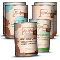 Produktbild von MjAMjAM Premium Nassfutter für Katzen Mixpaket V Adult Getreidefrei Stückchen in Sauce 6x400g - 6 x 400 g