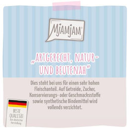 MjAMjAM Premium Nassfutter für Katzen Pute mit Lachs in Soße getreidefrei 6 x 185 g - 6 x 185 g – Bild 1 von 2