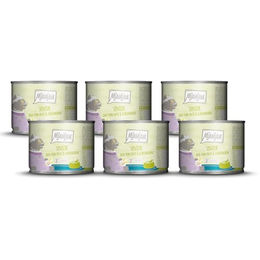 MjAMjAM Premium Nassfutter für Katzen Senior Ente und Kaninchen getreidefrei 6x200g - 6 x 200 g – Bild 1 von 2