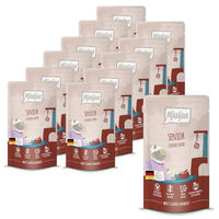 Produktbild von MjAMjAM Premium Nassfutter für Katzen Senior Rind Getreidefrei mit hohem Fleischanteil 12x125g