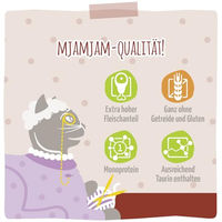 Produktbild von MjAMjAM Premium Nassfutter für Katzen Senior Rind getreidefrei mit hohem Fleischanteil 6x800g - 800 g