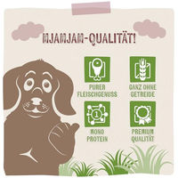 Produktbild von MjAMjAM Premium Nassfutter Hund Känguru in Sauce getreidefrei 6 x 200 g - 6 x 200 g