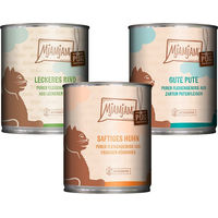 Produktbild von MjAMjAM Probierpaket Katzen Nassfutter Adult Mix aus Pute Huhn und Rind Getreidefrei Monoprotein 6 x 800 g - 6 x 800 g