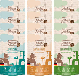 Produktbild von MjAMjAM Probierpaket Katzen Nassfutter Creme Mix 12 x 125 g Getreidefrei Monoprotein Adult - 12 x 125 g